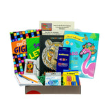 Beat the Boredom Box - Activities with Purpose -Spanish Senior Large Print Gift Basket Crossword Word Find & Coloring Books + Playing Cards & Note Cards