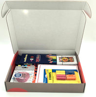 Beat the Boredom Box - Activities with Purpose -Spanish Senior Large Print Gift Basket Crossword Word Find & Coloring Books + Playing Cards & Note Cards